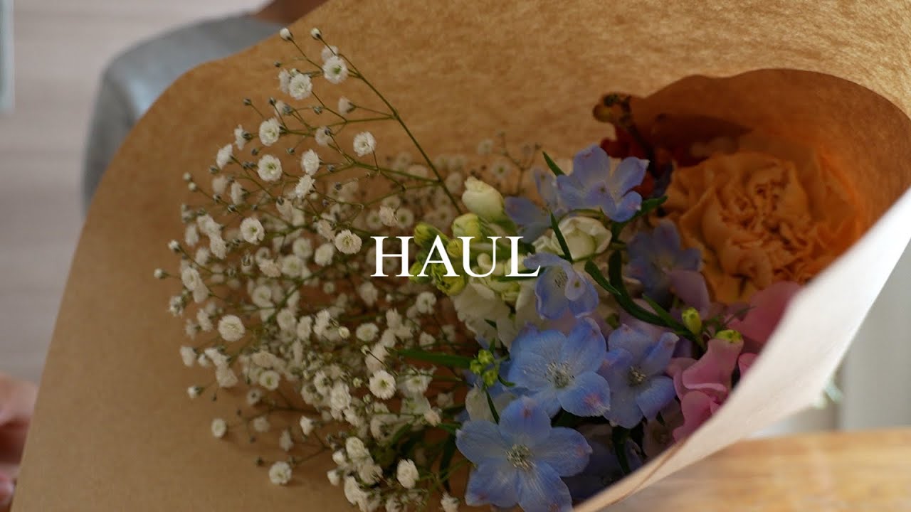 HAUL)春気分になってお花を買いました