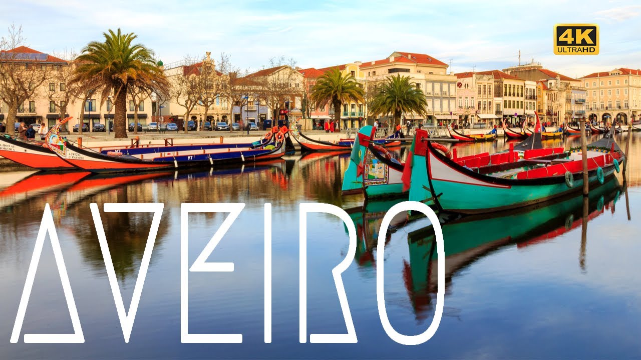 Aveiro Portugal 🇵🇹 | Free Walking Tour 4K Portugal 😍  |  4K Ultra HD |