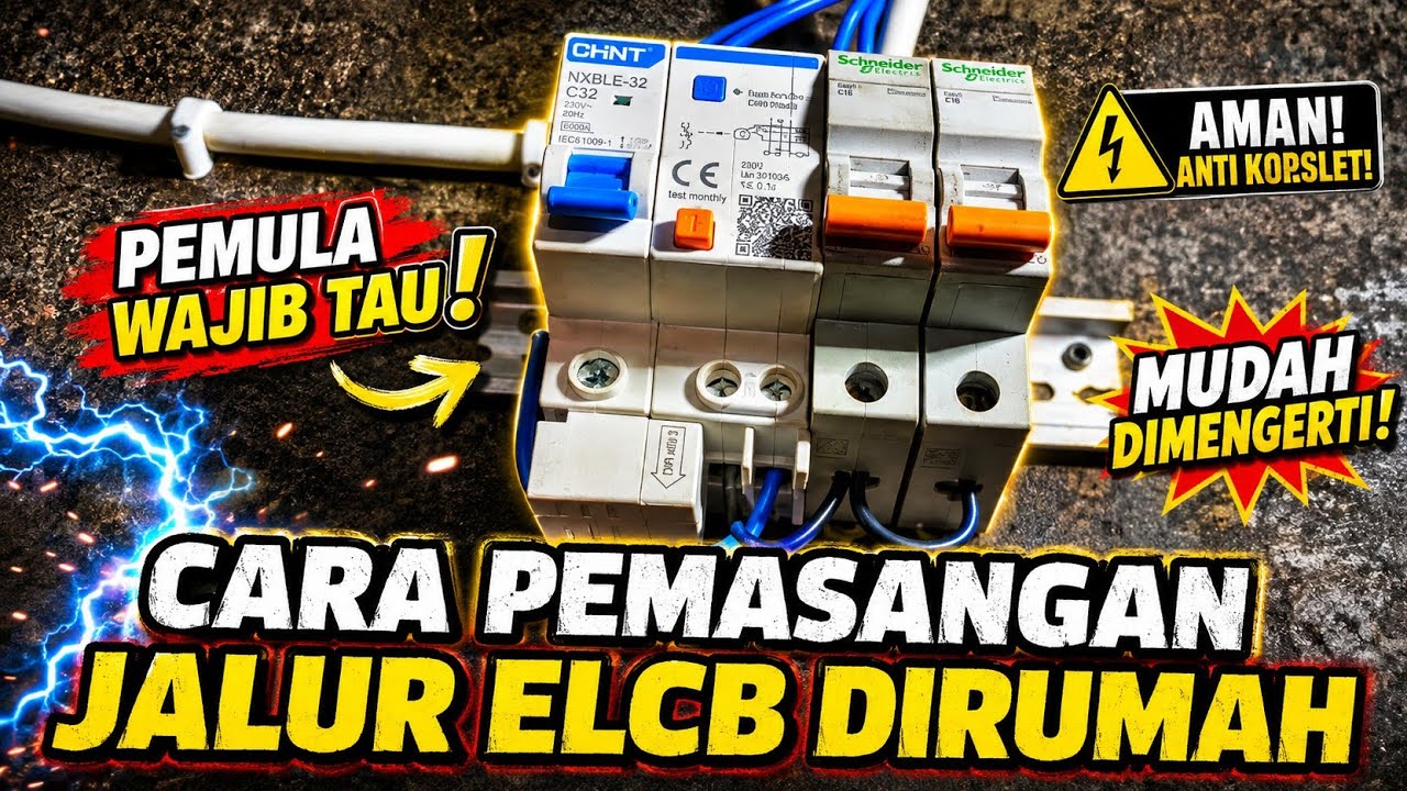 INSTALLATION PRACTICE OF ELCB INSTALLATION LINES AT HOME
