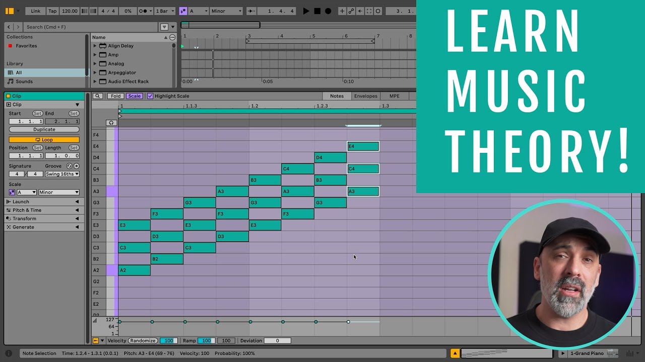 Music Theory in Ableton Live 12 - Full FREE Course for Beginners