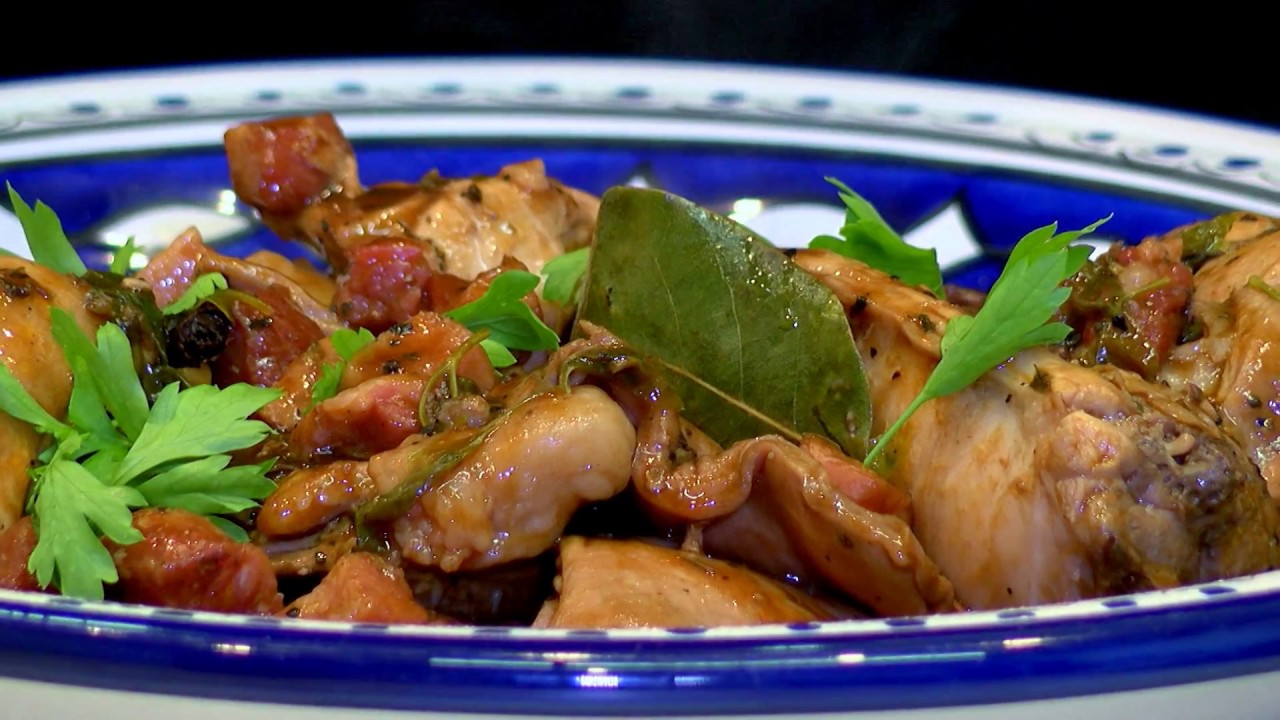 Lea Hogg's Maltese Rabbit cooked in Wine and Garlic