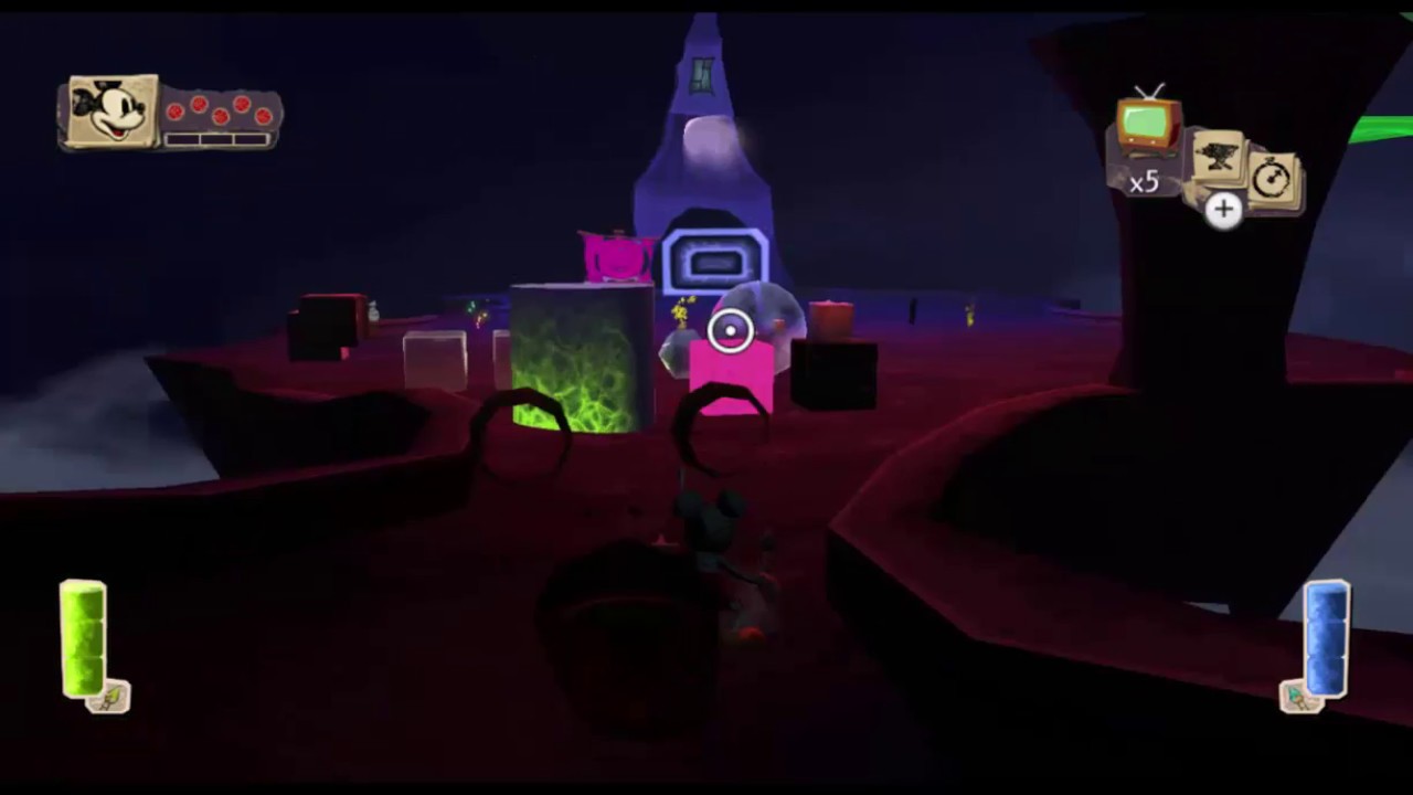 Epic Mickey Test Demo Levels Showcase