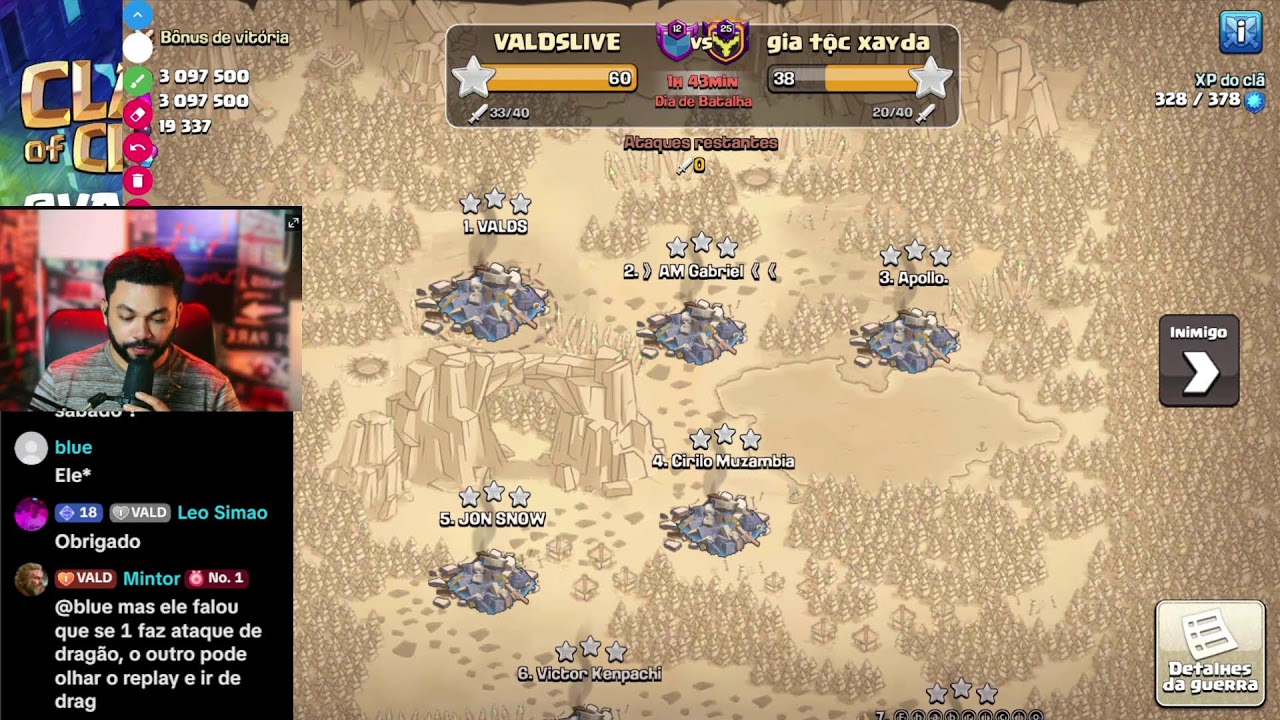 Push Clash of clans VALDS LIVE