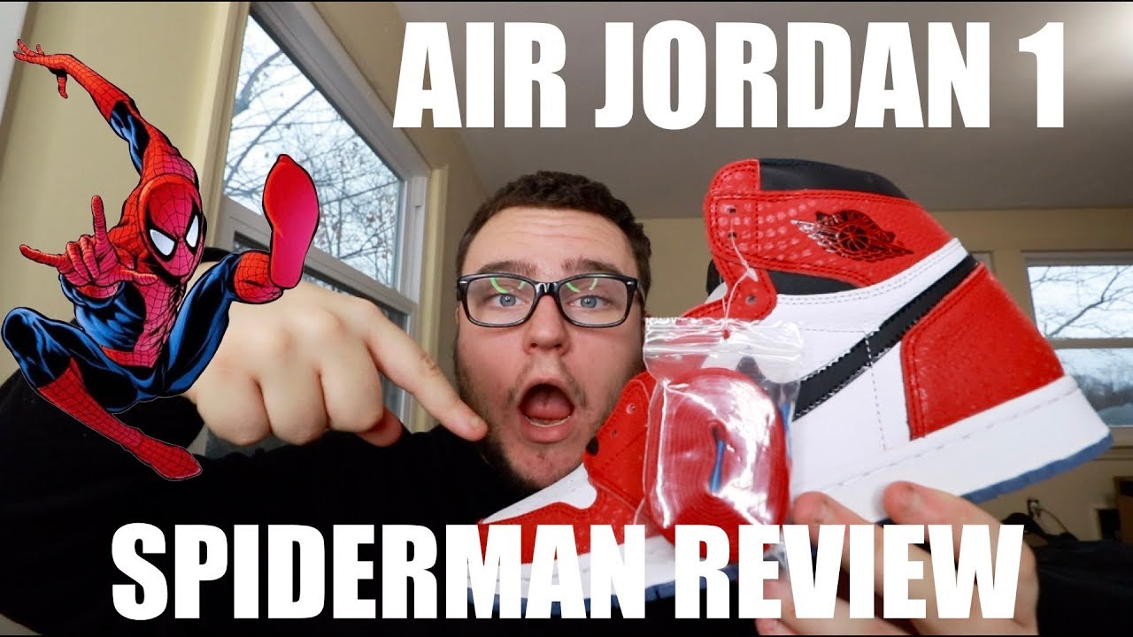 AIR JORDAN 1 SPIDERMAN ORIGIN STORY REVIEW