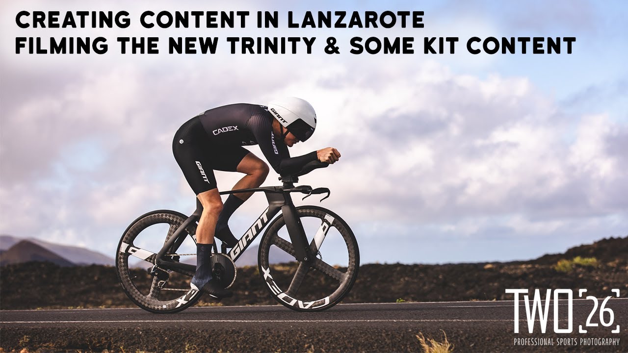 Creating triathlon & cycling content in Lazarote | Filming the new Giant trinity