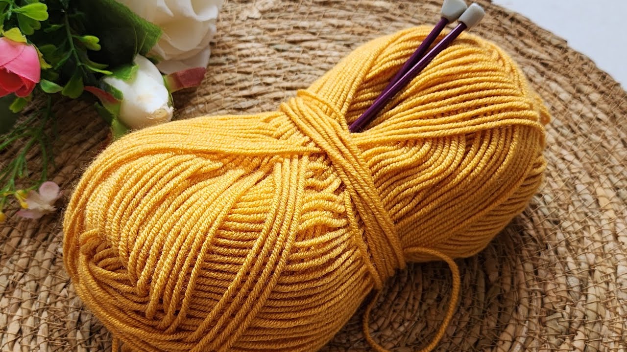 The easiest and most beautiful two needle knitting models 👈