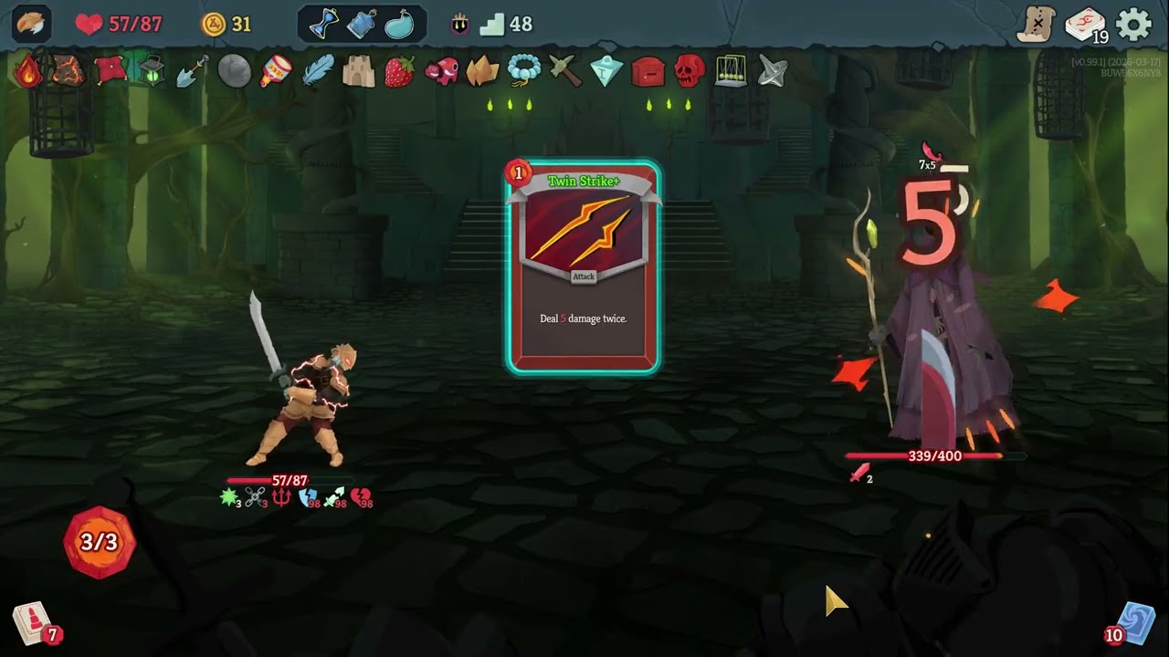 Slay the Spire 2: Ironclad Infinite Strike Build !