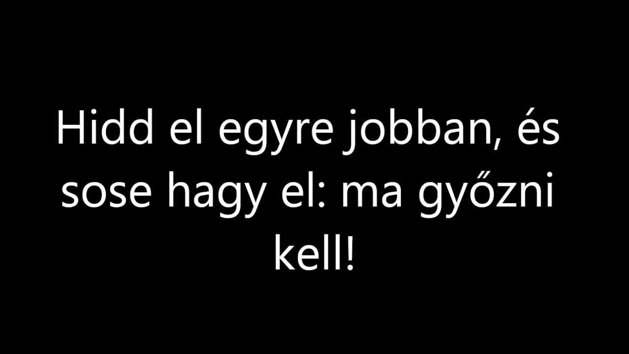 Hoolgians - Harcra fel (lyrics) HD
