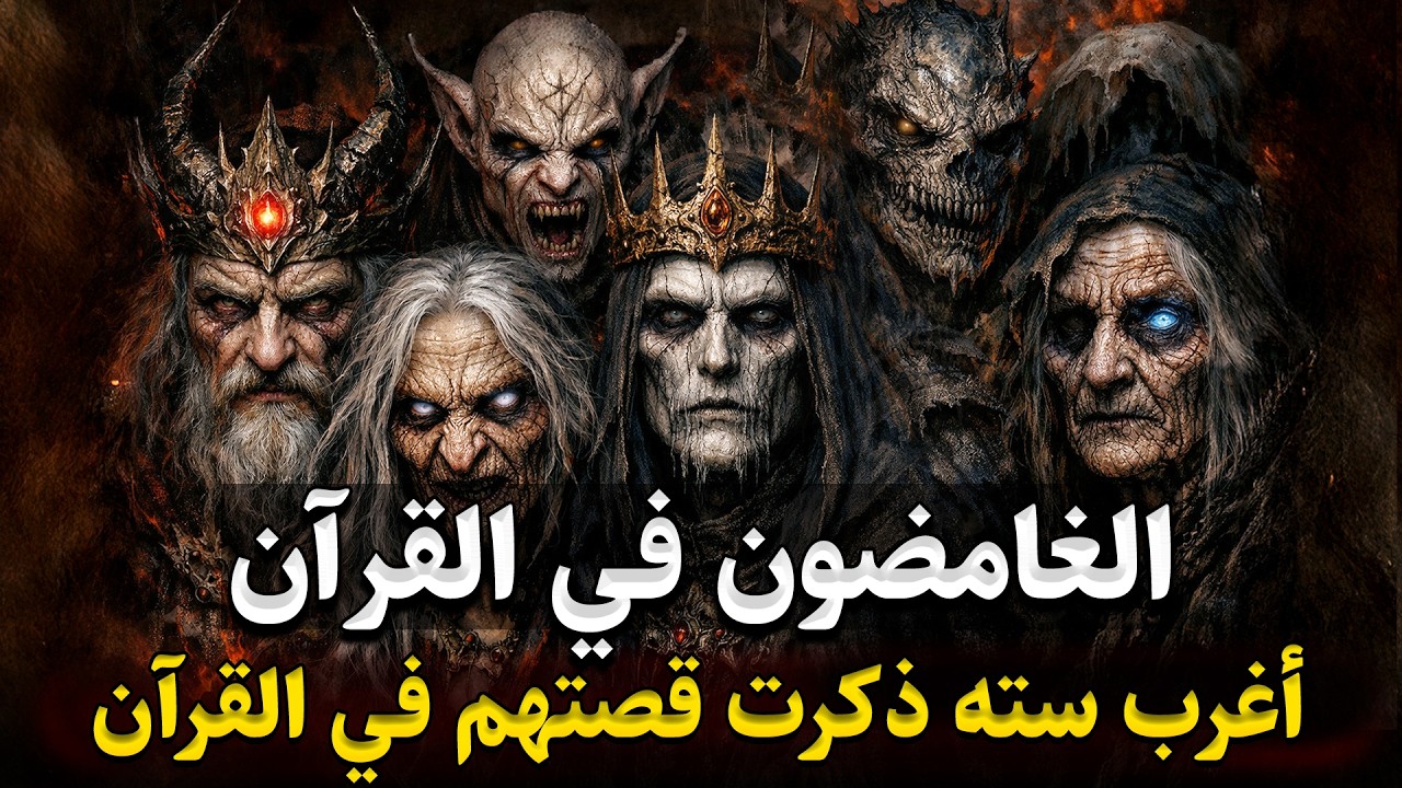 قصص القرآن -سر الرجال الغامضين الستة المذكورين فى القران الكريم فمن هم وما قصتهم