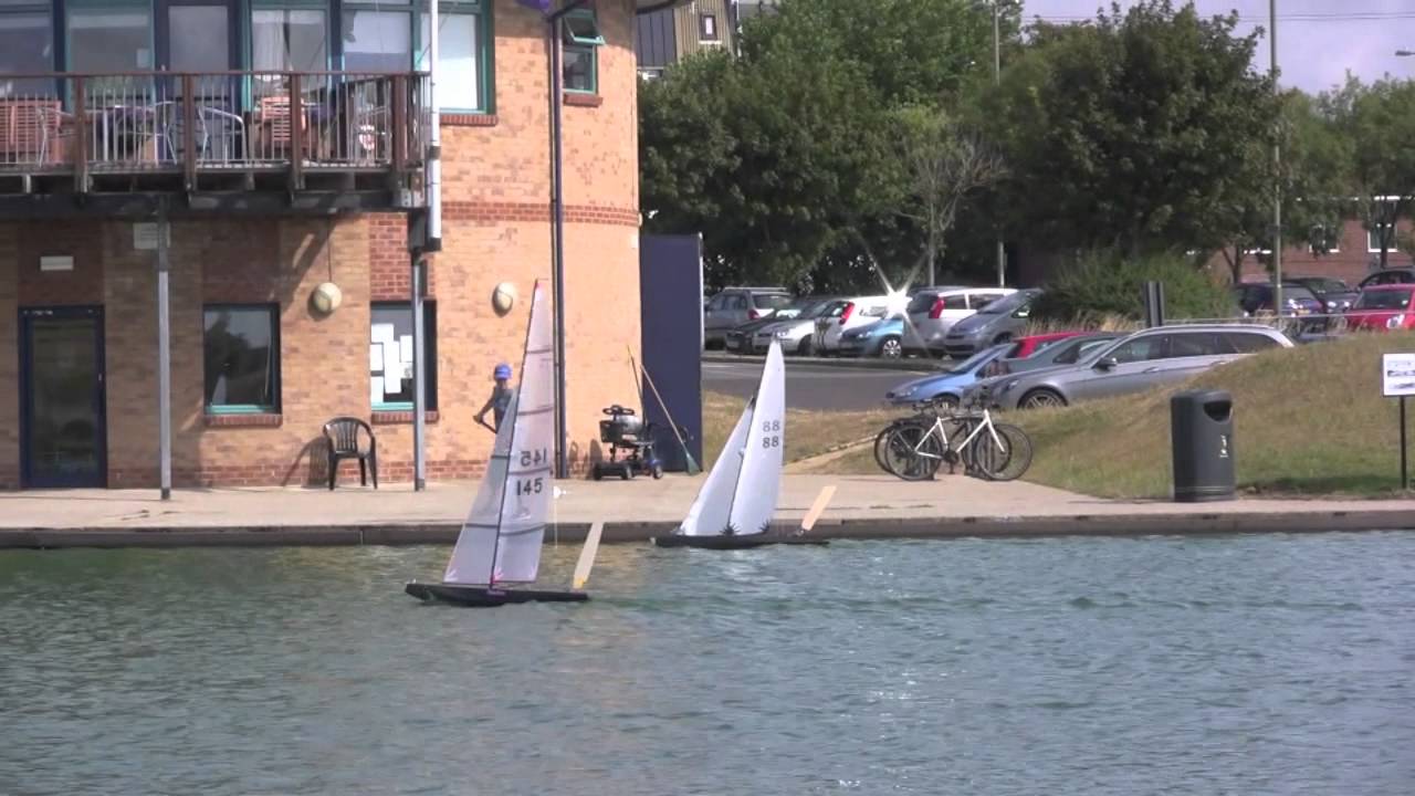 Vane A Class for the Yachting Monthly Trophy Aug 2014 at Gosport Model Yacht & Boat Club