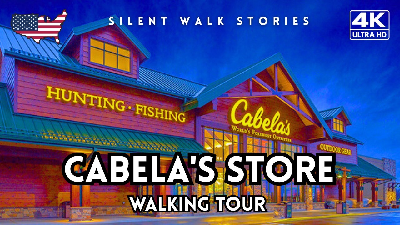 Cabela's Store Walking Tour 4K 🏕️ | The Biggest Outdoor Gear Shop In OKC | No Talking