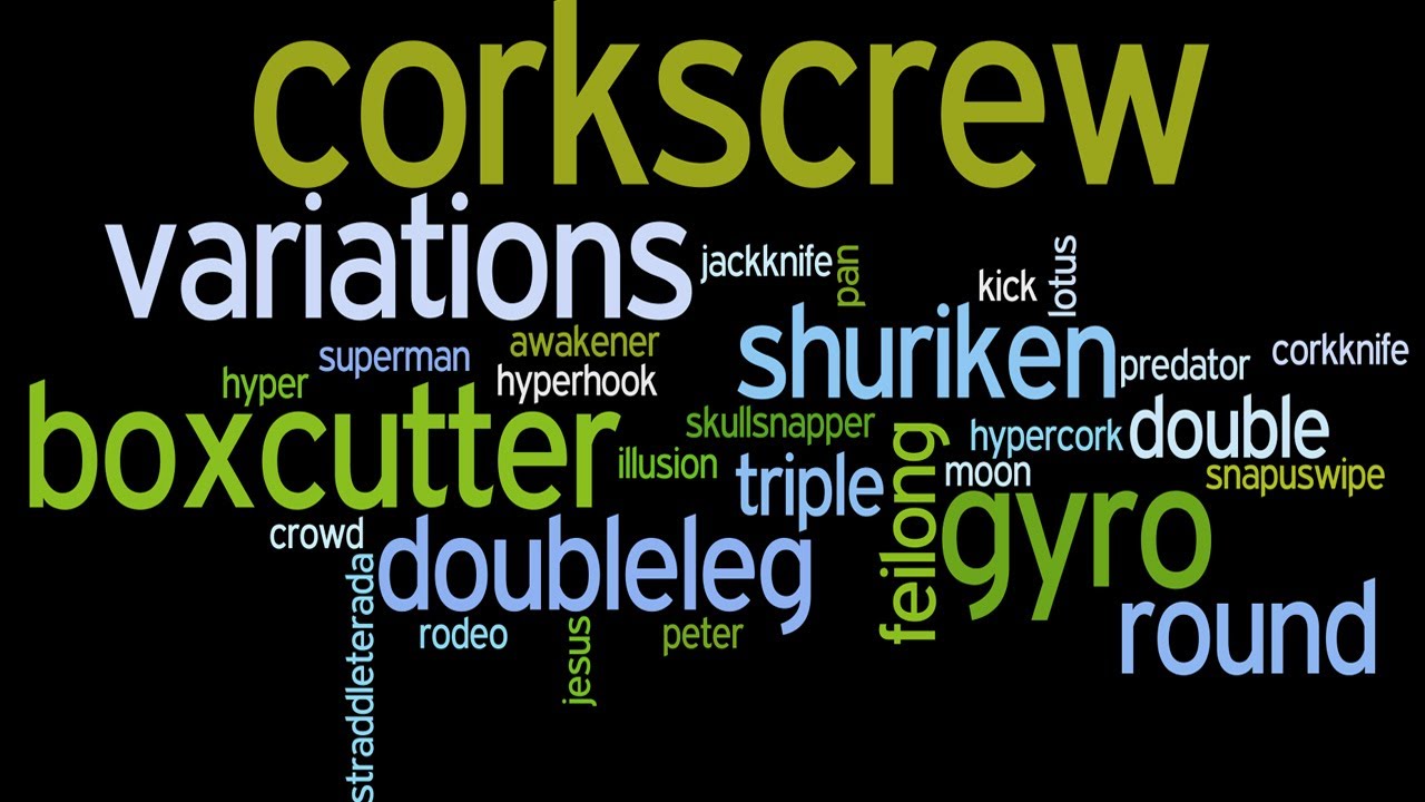 Tricking Expression - Corkscrew Variations