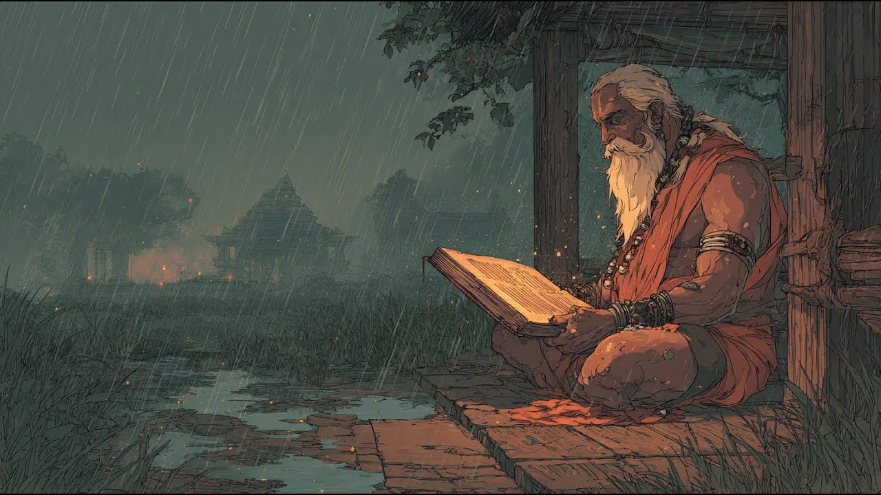 Monsoon Memories 🌿 Indian Lofi with Sitar, Tabla & Rain Sounds for Focus & Calm