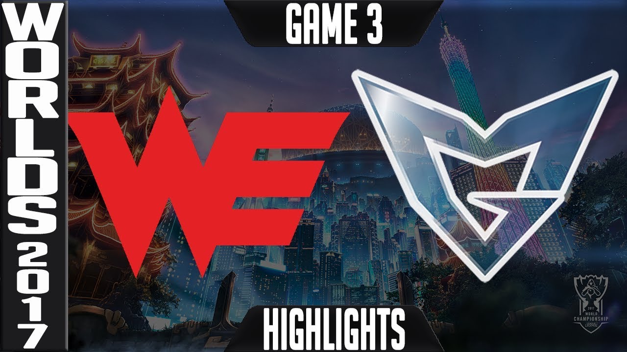 WE vs SSG Highlights Game 3 - Semifinal World Championship 2017 Team WE vs Samsung Galaxy G3