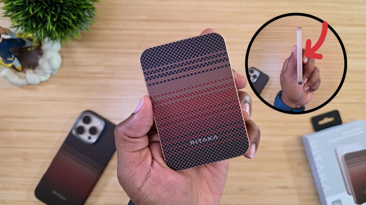 Minimal Yet Mighty!!! Pitaka MagSafe Portable Power Bank...