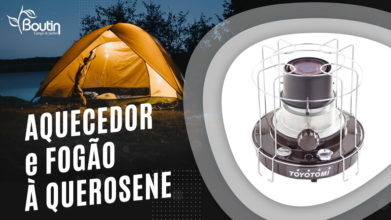Conhe&ccedil;a o Aquecedor e Fog&atilde;o Japon&ecirc;s &agrave; Querosene Toyotomi K-30F 7000btus/h, Seguro, Leve e Multiuso
