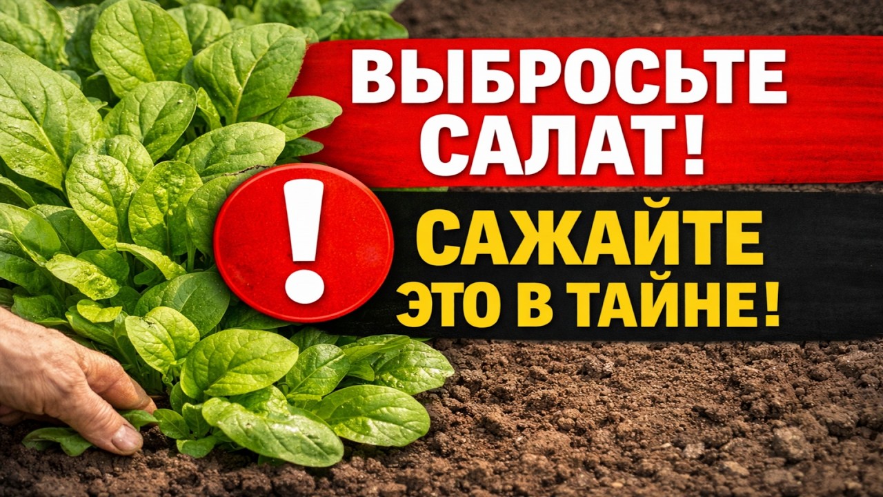 СЕКРЕТ АГРОНОМОВ: Выбросьте салат! Эта культура принесёт в 10 раз больше (Даже профи сажают её втих