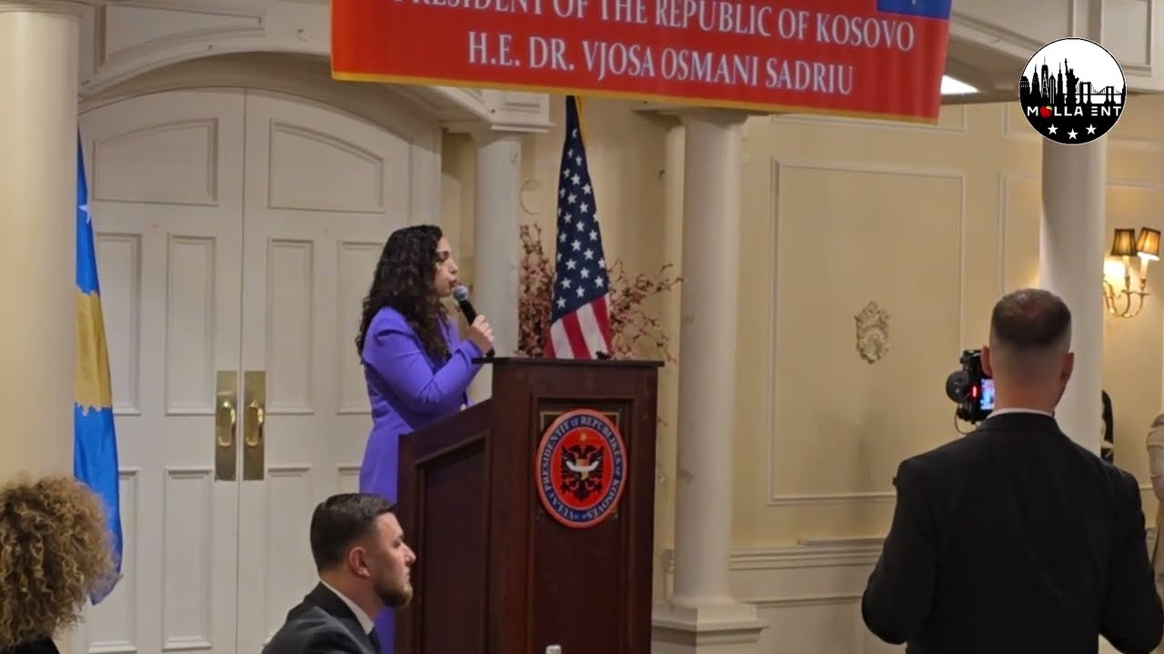 Staten Island Albanians Welcome President of Kosova Vjosa Osmani
