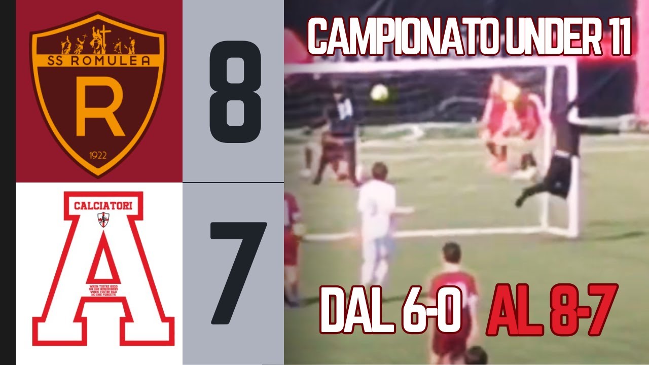 Romulea vs Accademia Calciatori | Campionato Under 11 | Quasi Rimontata