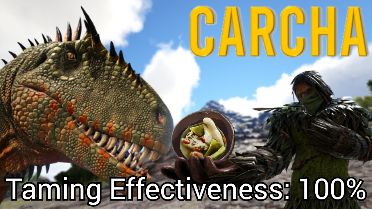 ARK: EASY CARCHARODONTOSAURUS TAME