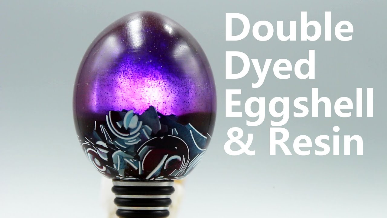 Double Dyed Eggshell & Resin.