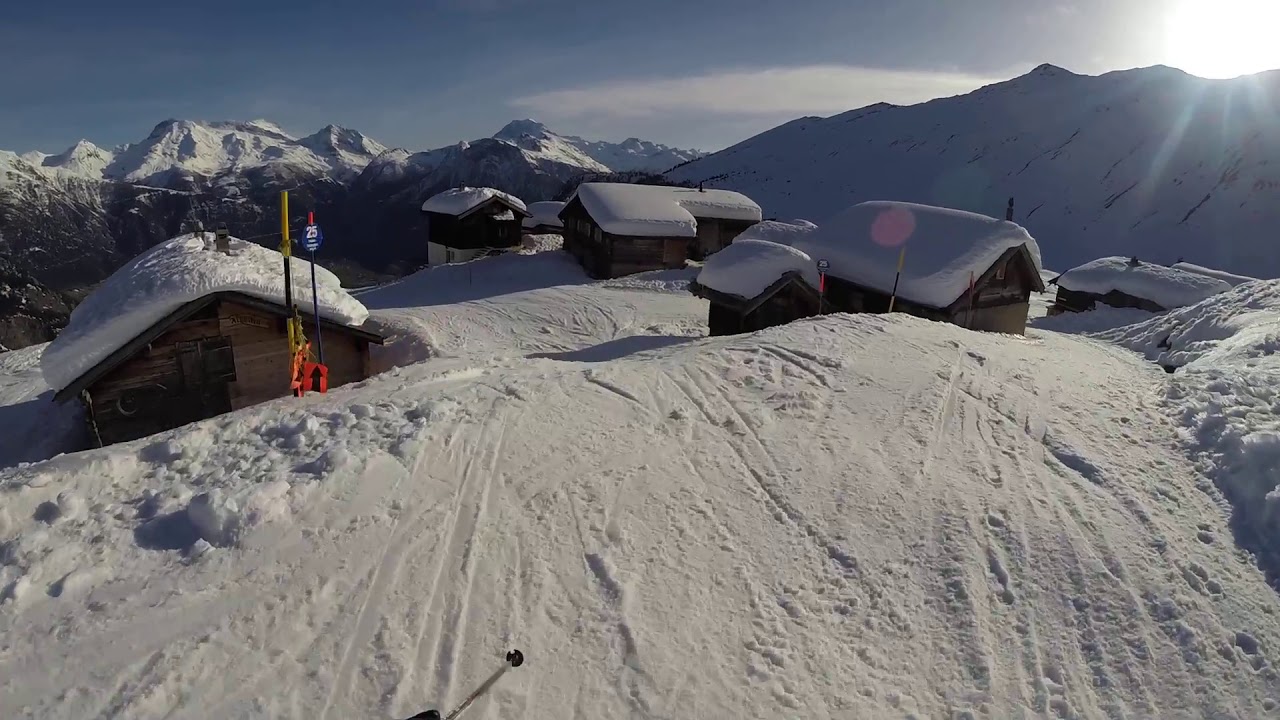 Abfahrt Hohstock - Blatten, Belalp