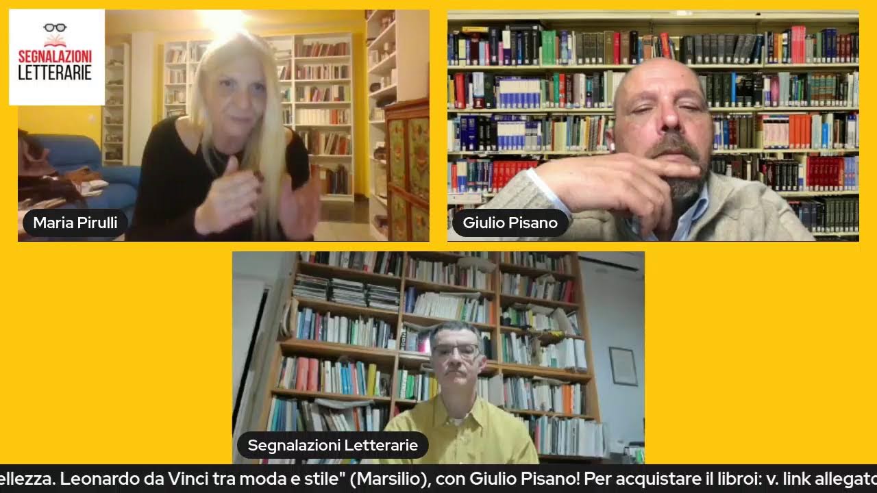 A Segnalazioni Letterarie Maria Pirulli con Giulio Pisano