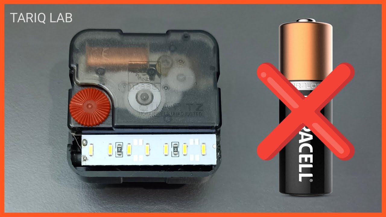 Lifetime Battery For Any Clock