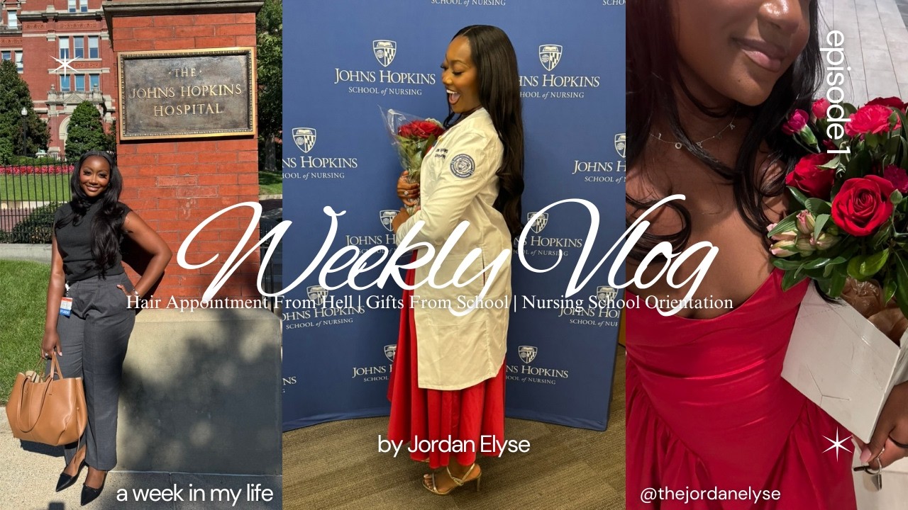 Weekly Vlog | White Coat Ceremony, Hair Horror Story, First Day of Class, & More