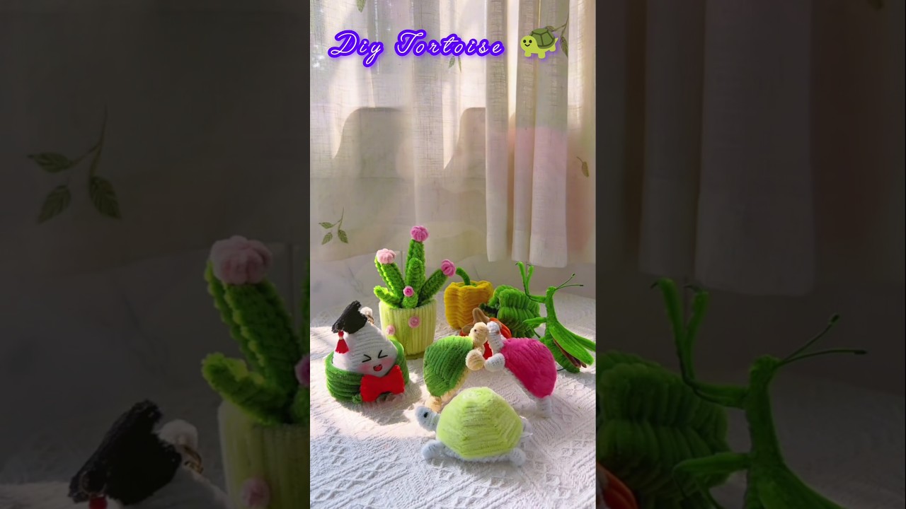 Diy pipe cleaners beautiful Tortoise 🐢. 