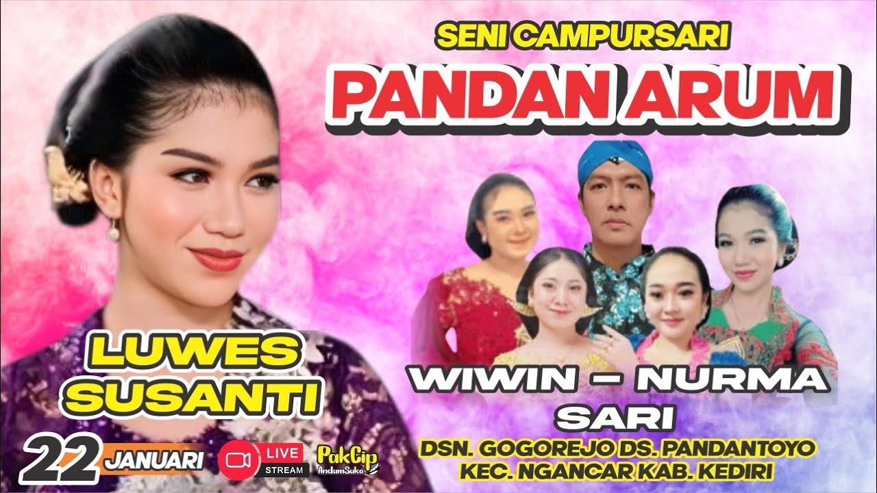 🔴Live Campursari PANDAN ARUM Bt Luwes Susanti /22-01-2026/ Gogorejo - Ngancar - Kediri