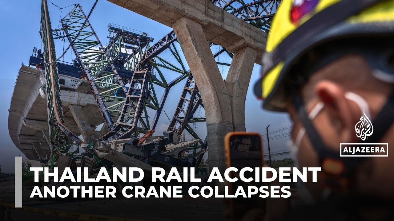 Another crane collapses in Thailand, killing two, after 32 die previous day