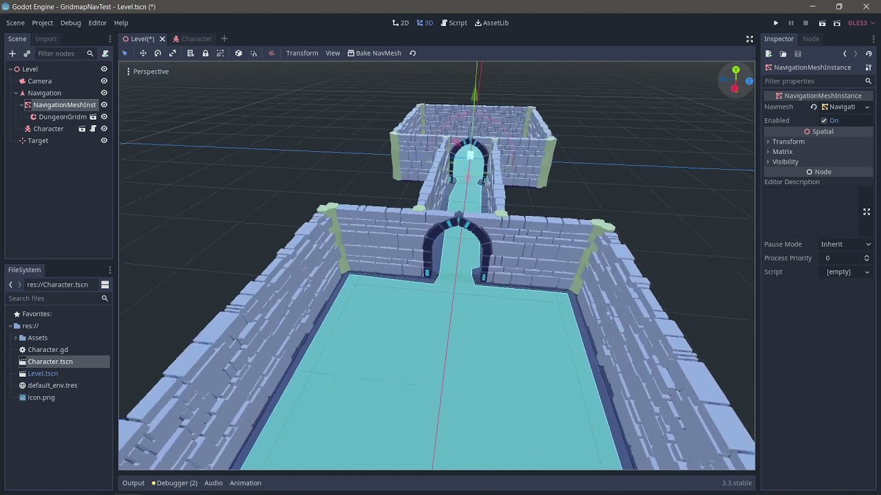 Quick Godot Tips: Gridmaps and Navigation Nodes