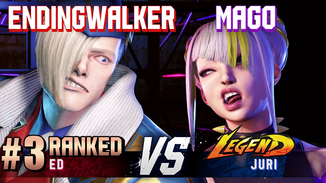 SF6 ▰ ENDINGWALKER (#3 Ranked Ed) vs MAGO (Juri) ▰ High Level Gameplay