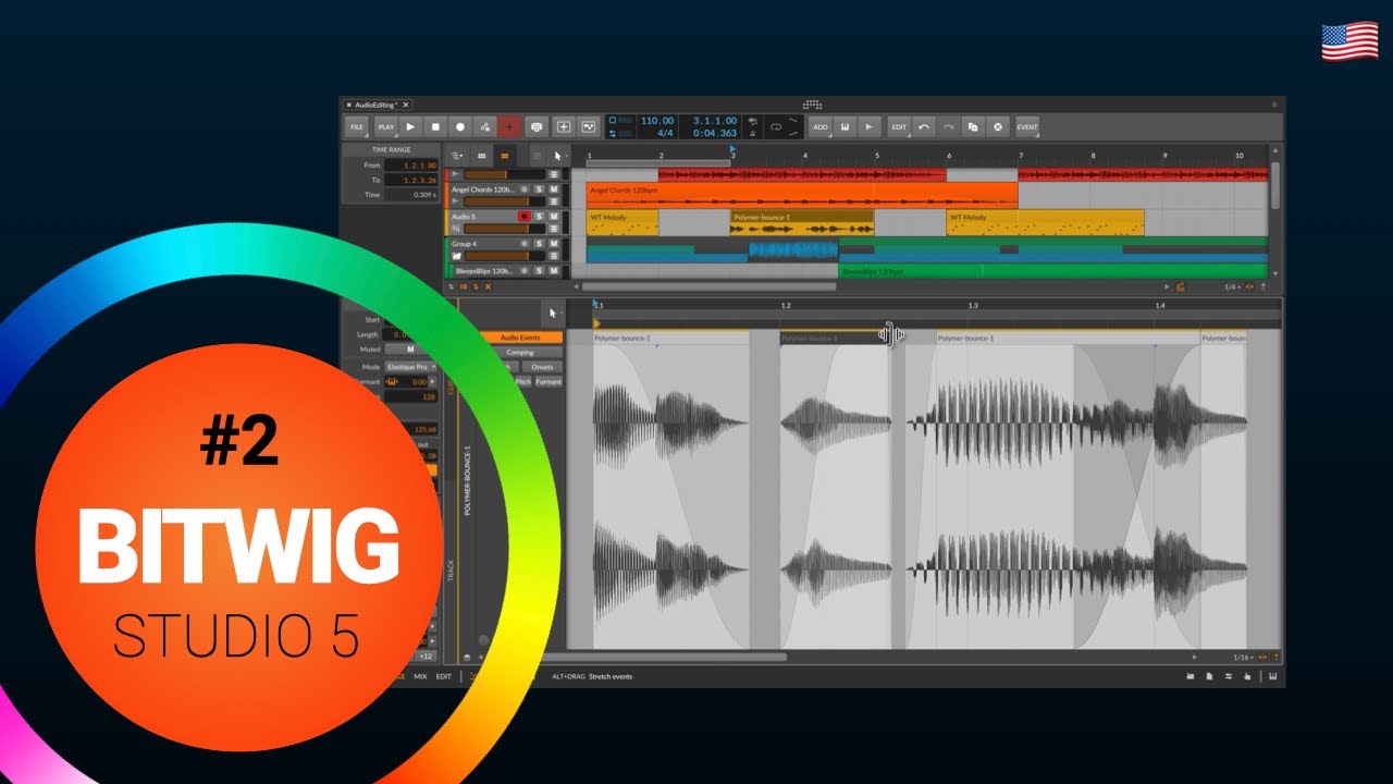 Bitwig Studio 3 # 2 Audio Tracks