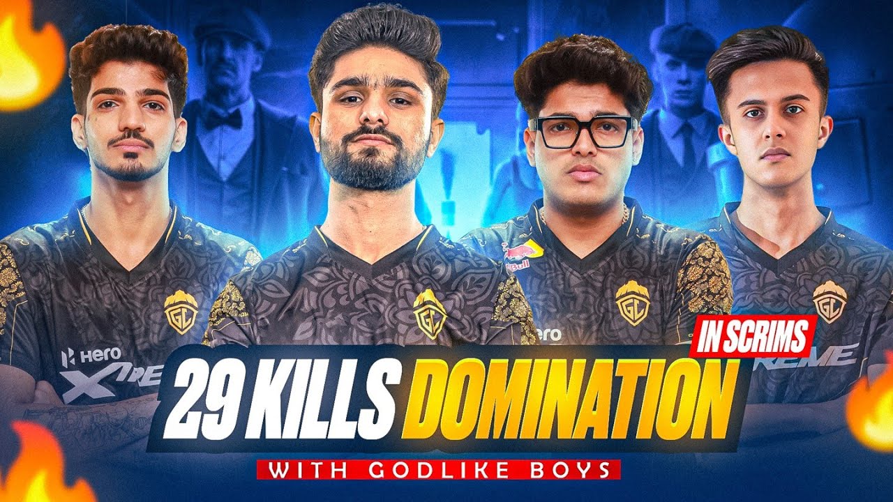 29 KILLS DOMINATION IN SCRIMS 😱WITH @JONATHANGAMINGYT @ZGODGAMING @simppgamingg INTENSE LOBBY