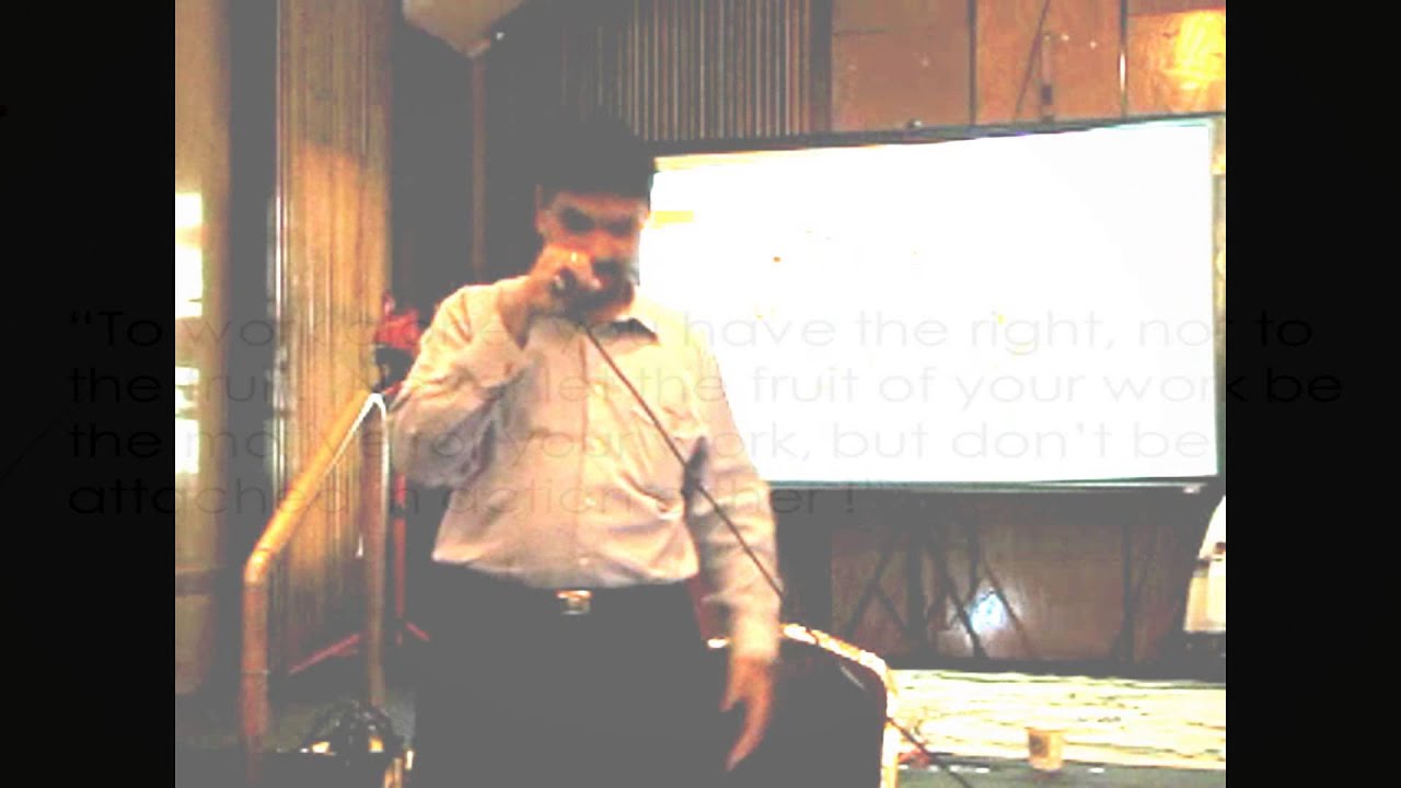 Bhagavad Gita concepts for Youth-Conference New york 2014