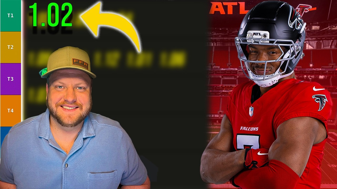 2026 Fantasy Football Draft Pick Rankings & Tiers (Top 12)