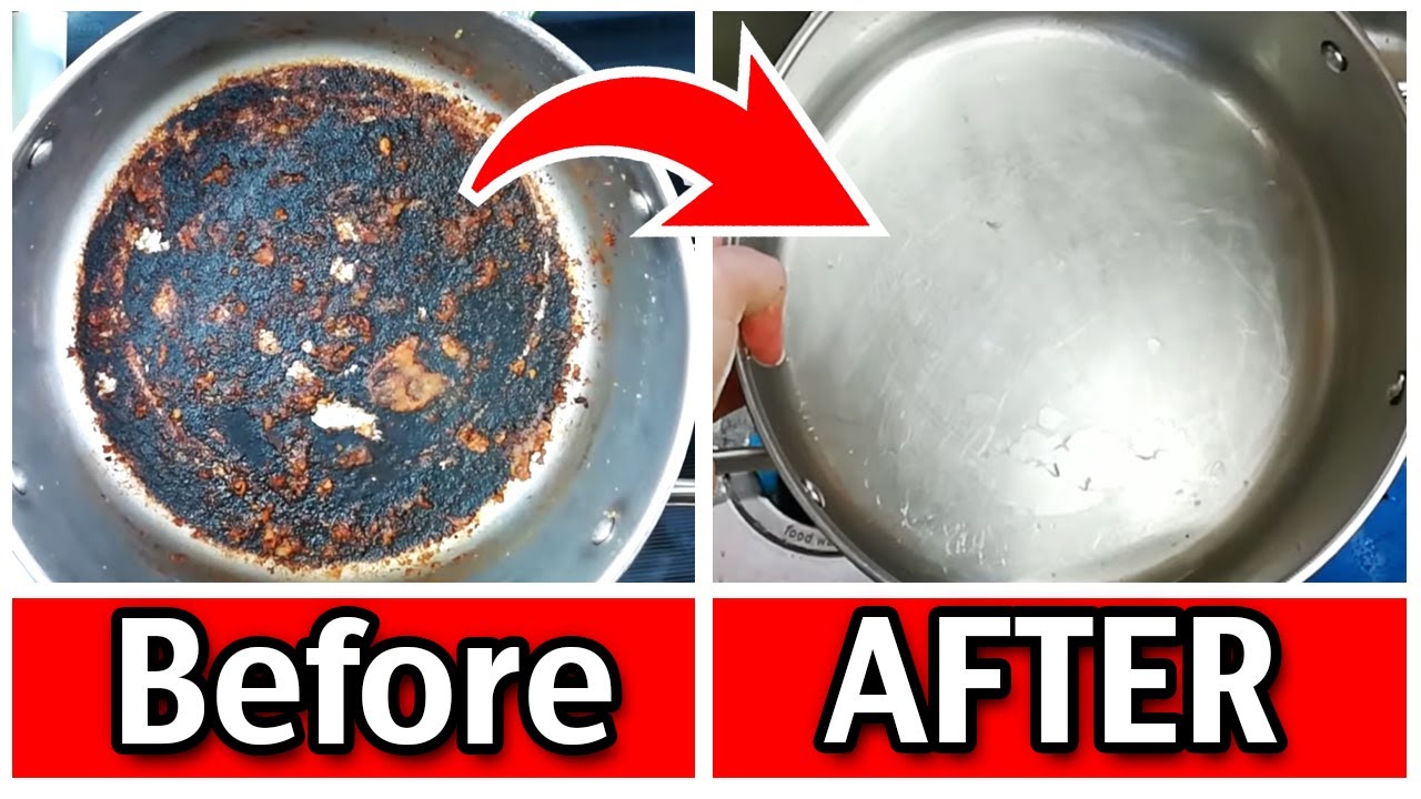 How To Clean Burnt Stainless Steel Pan