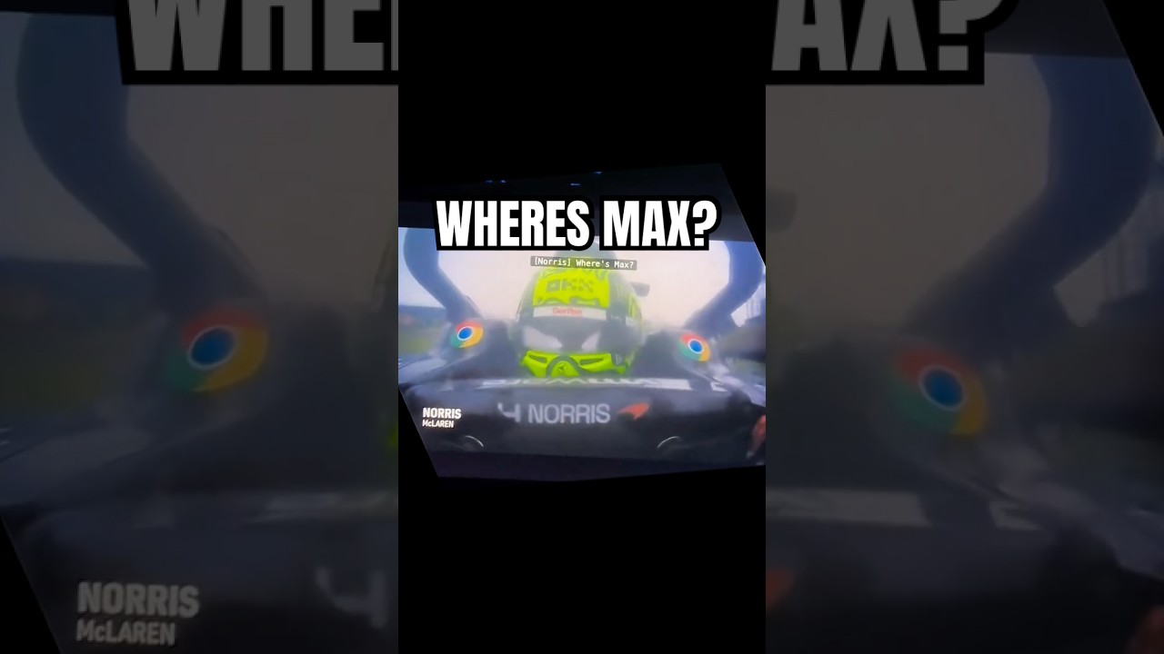 Lando: WHERES MAX ? #f1 #maxverstappen #verstappen #landonorris #formula1