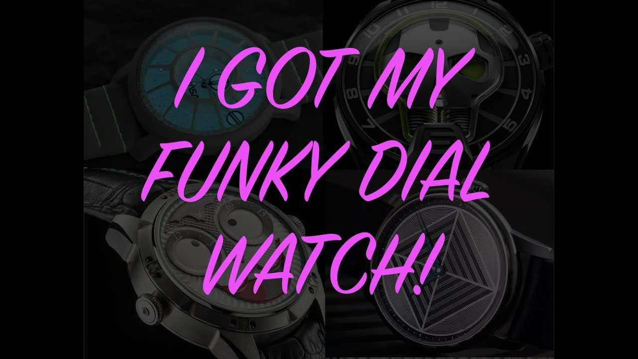 I got my FUNKY dial watch! Check it out!