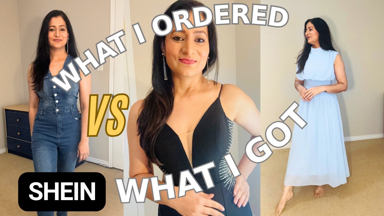 What I Ordered vs What I Got 😱 | Shein Canada Haul – Expectation vs Reality!