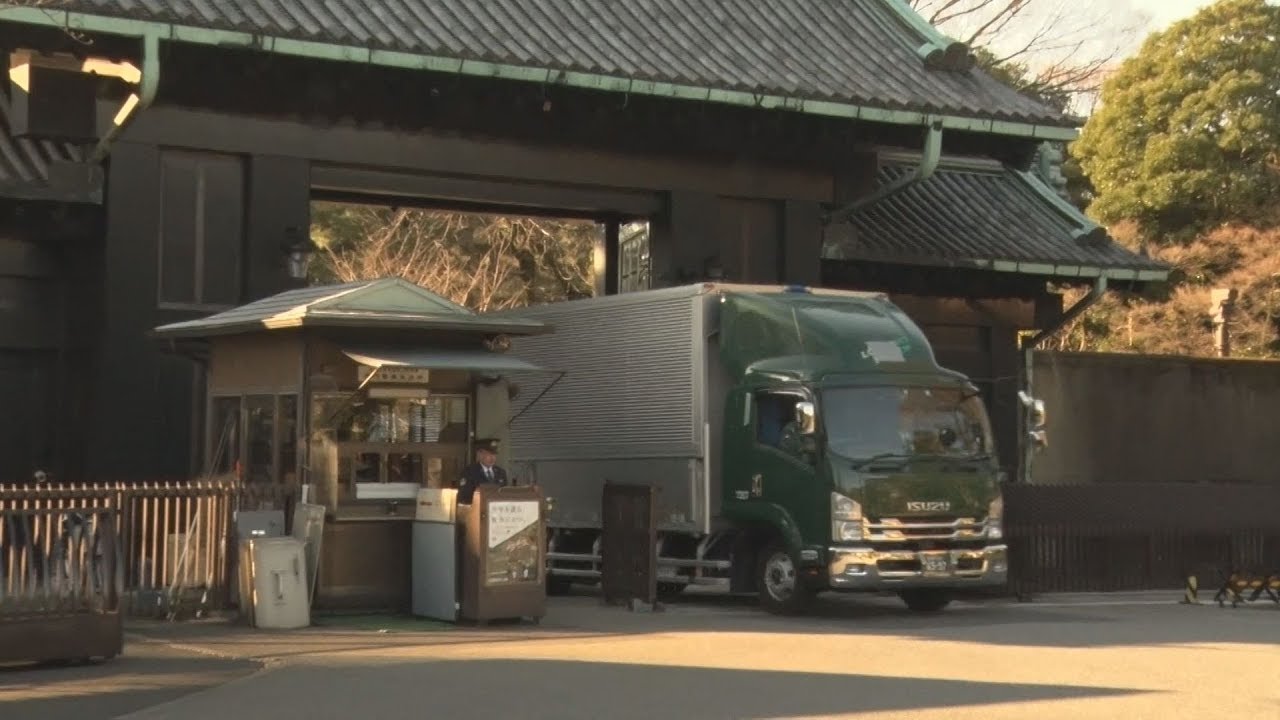 「高御座」京都御所に陸送 3月1日から一般公開