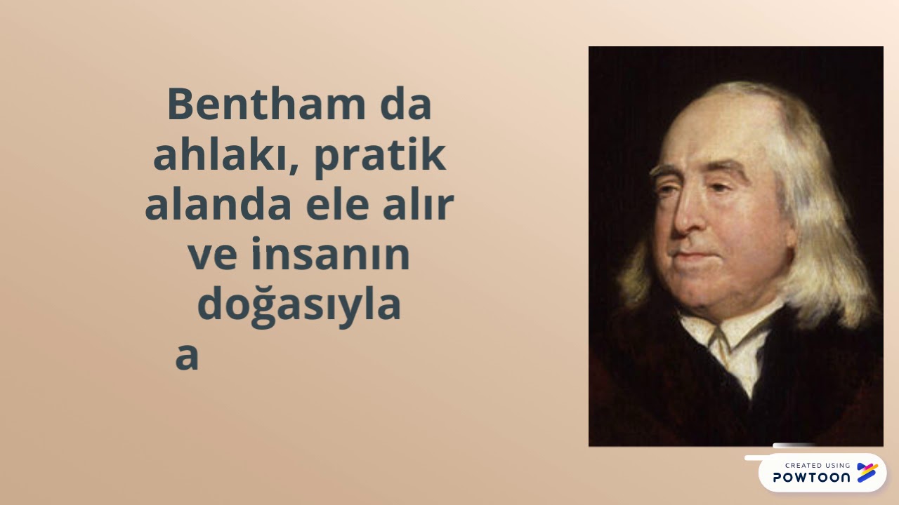 Kant ve Bentham'ın Ahlak felsefesi 1