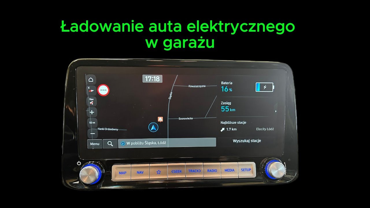 Ładowanie auta elektrycznego w garażu - jak długo? | Hyundai Kona Electric 39kWh