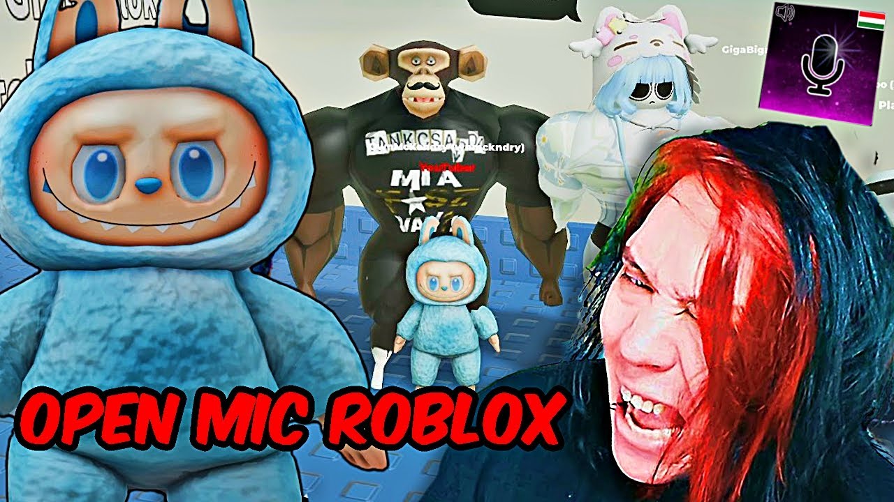 KIBANOLT Az Admin a Magyar Roblox Mic Szerverről! 😱