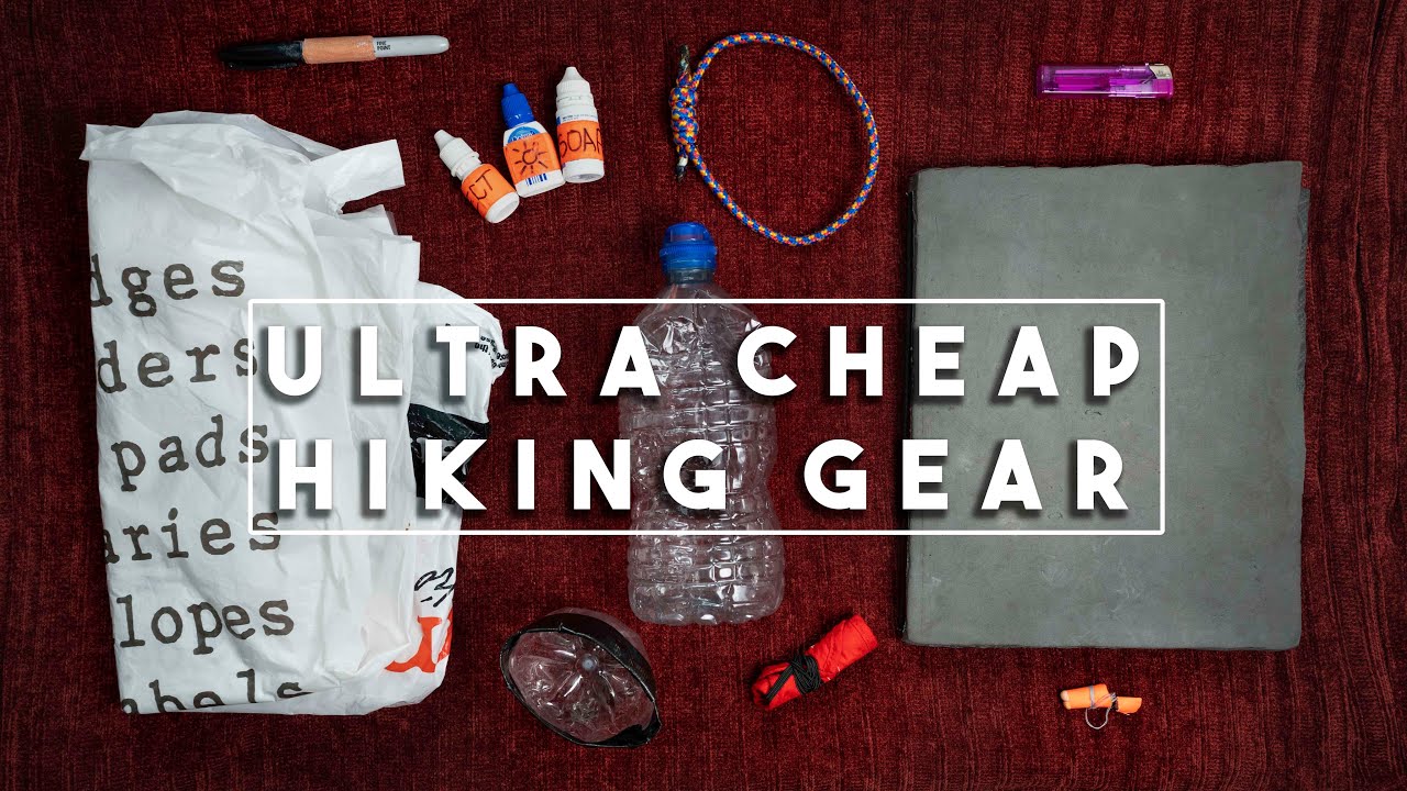 Budget DIY Hiking Gear