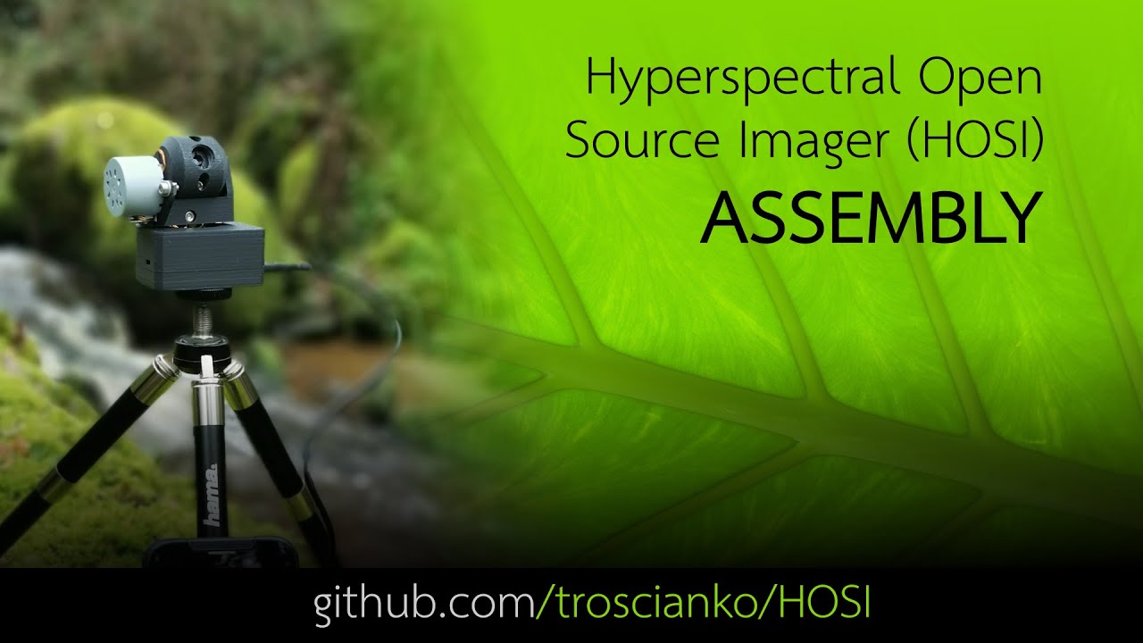 Hyperspectral open source imager (HOSI) assembly