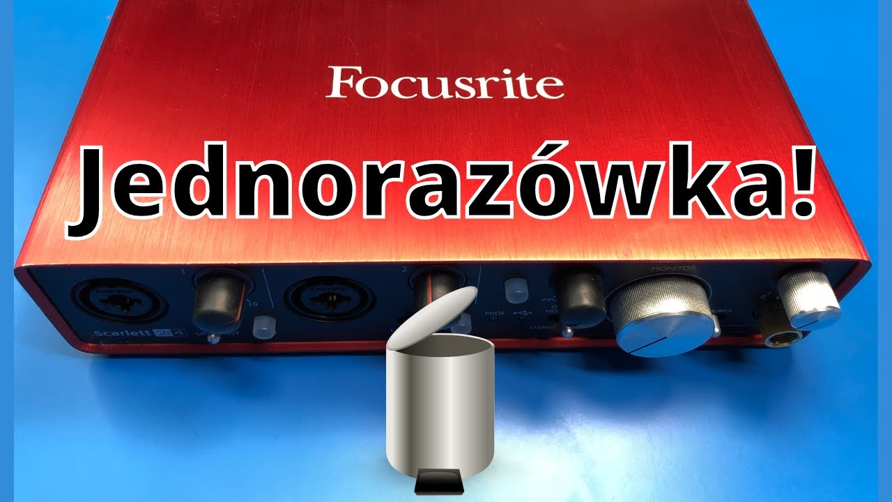 Prosta usterka i na śmietnik - Focusrite 2i4 2nd gen