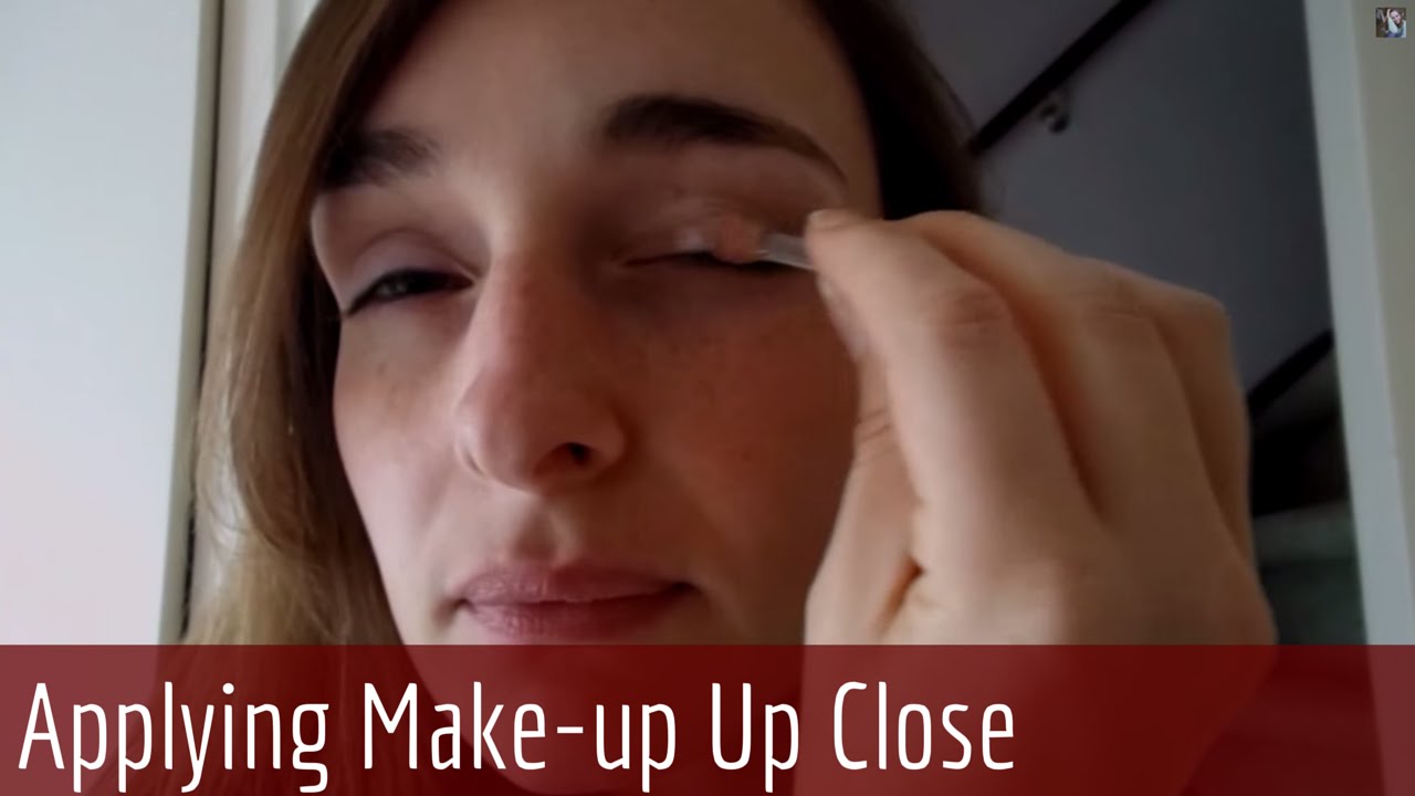 ASMR Whispering - Binaural Mouth Sounds & My Make up
